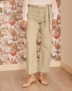 Ameline Flare Pantalon en denim-Polin et moi Fashion