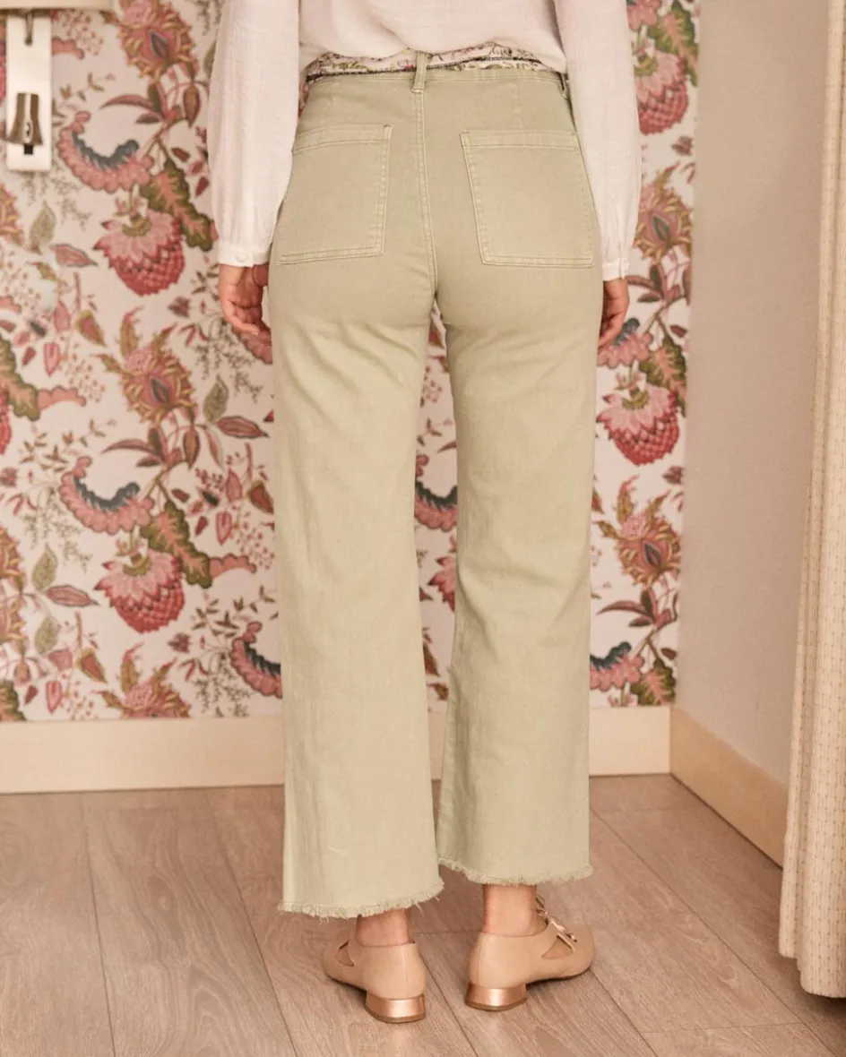 Ameline Flare Pantalon en denim-Polin et moi Fashion