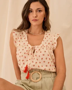 Amina Flowers Blouse-Polin et moi Sale