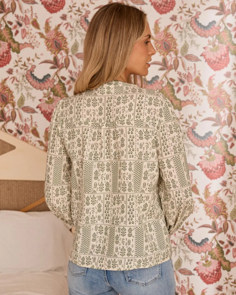 Angie imprimer Blouse-Polin et moi Clearance