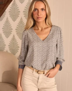 Belisa Flowers Blouse-Polin et moi Fashion