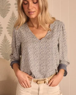 Belisa Flowers Blouse-Polin et moi Fashion
