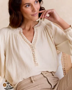 Berenice Neckline Blouse-Polin et moi Sale