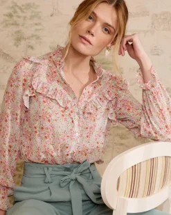 Blouse à volants Orian-Polin et moi Fashion