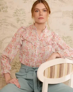 Blouse à volants Orian-Polin et moi Fashion