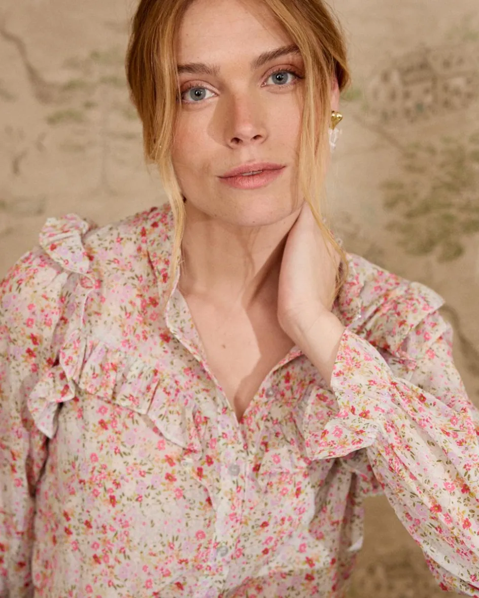 Blouse à volants Orian-Polin et moi Fashion