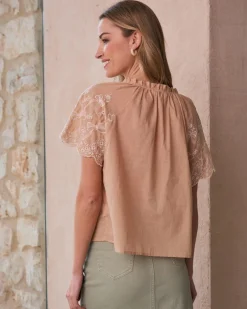 Blouse avec broderie Martha-Polin et moi Best