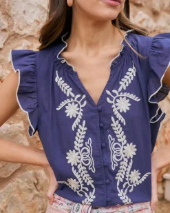 Blouse brodée Greta-Polin et moi Hot