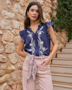 Blouse brodée Greta-Polin et moi Hot