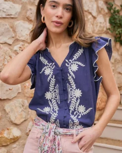 Blouse brodée Greta-Polin et moi Hot