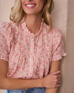 Blouse Garine Fleurs-Polin et moi Clearance