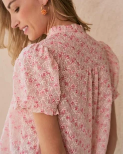 Blouse Garine Fleurs-Polin et moi Clearance