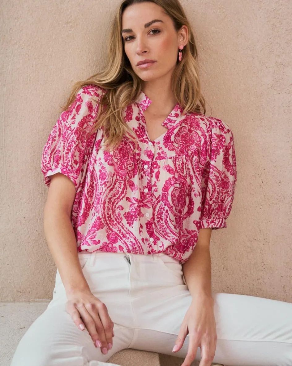 Blouse imprimée Elisabeth-Polin et moi Fashion
