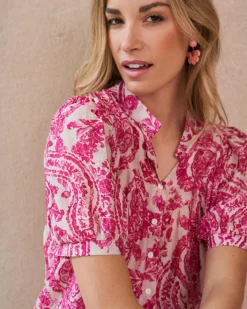 Blouse imprimée Elisabeth-Polin et moi Fashion