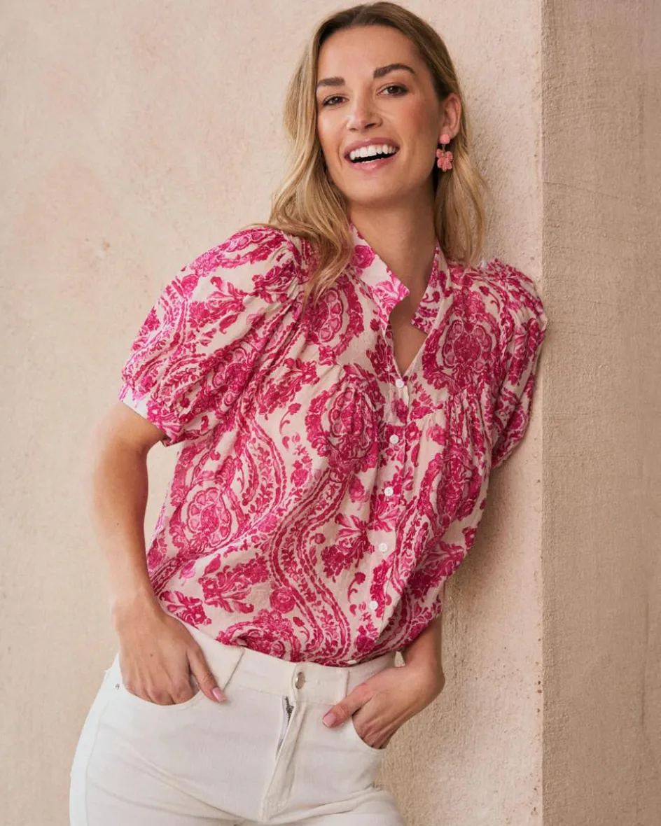 Blouse imprimée Elisabeth-Polin et moi Fashion