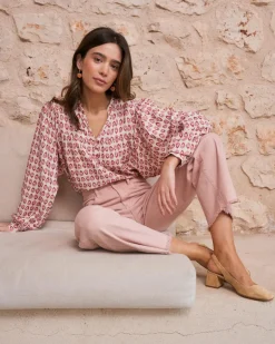 Blouse imprimée Sophie-Polin et moi Clearance