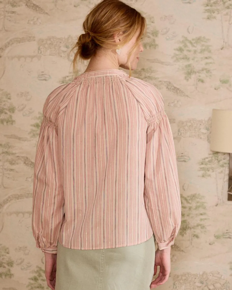 Blouse rayée Linda en lurex-Polin et moi Fashion