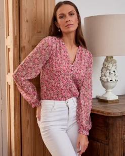 Bottia Blouse en mousseline de soie-Polin et moi New