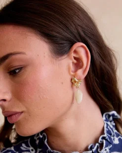 Boucle d’oreille en pierre he d’Amiens-Polin et moi Sale