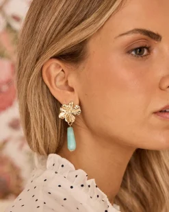 Boucle d’oreille fleur Piena-Polin et moi Discount