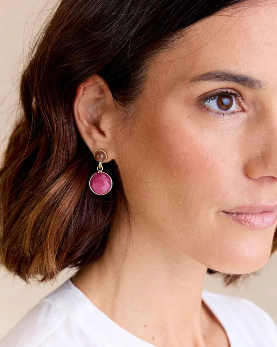 Boucle d’oreille Lourmarin Goutte-Polin et moi Hot