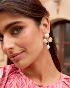 Boucles d’oreilles Bleu Perle-Polin et moi New