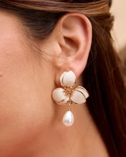 Boucles d’oreilles Bleu Perle-Polin et moi New