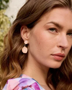 Boucles d’oreilles en pierre de crocus-Polin et moi Discount