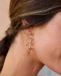 Boucles d’eilles fleur Bleuet-Polin et moi Sale