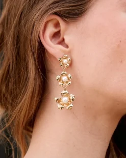 Boucles d’eilles fleur de liane-Polin et moi Outlet