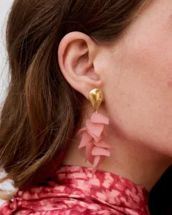 Boucles d’oreilles pétales de bougie-Polin et moi Hot