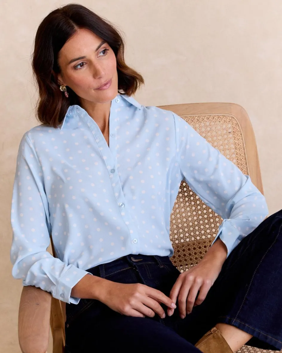 Chemise à pois Camili-Polin et moi Fashion