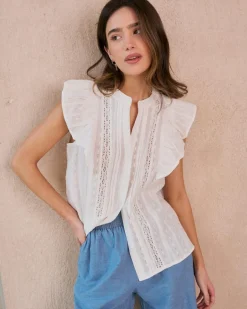 Chemise à volants Ish-Polin et moi Sale