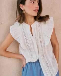 Chemise à volants Ish-Polin et moi Sale