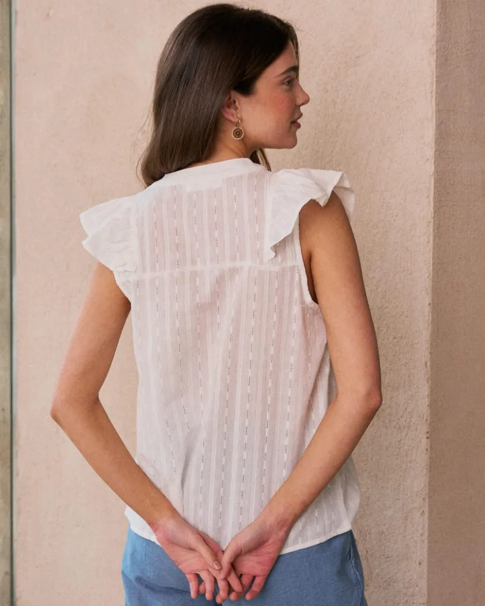 Chemise à volants Ish-Polin et moi Sale