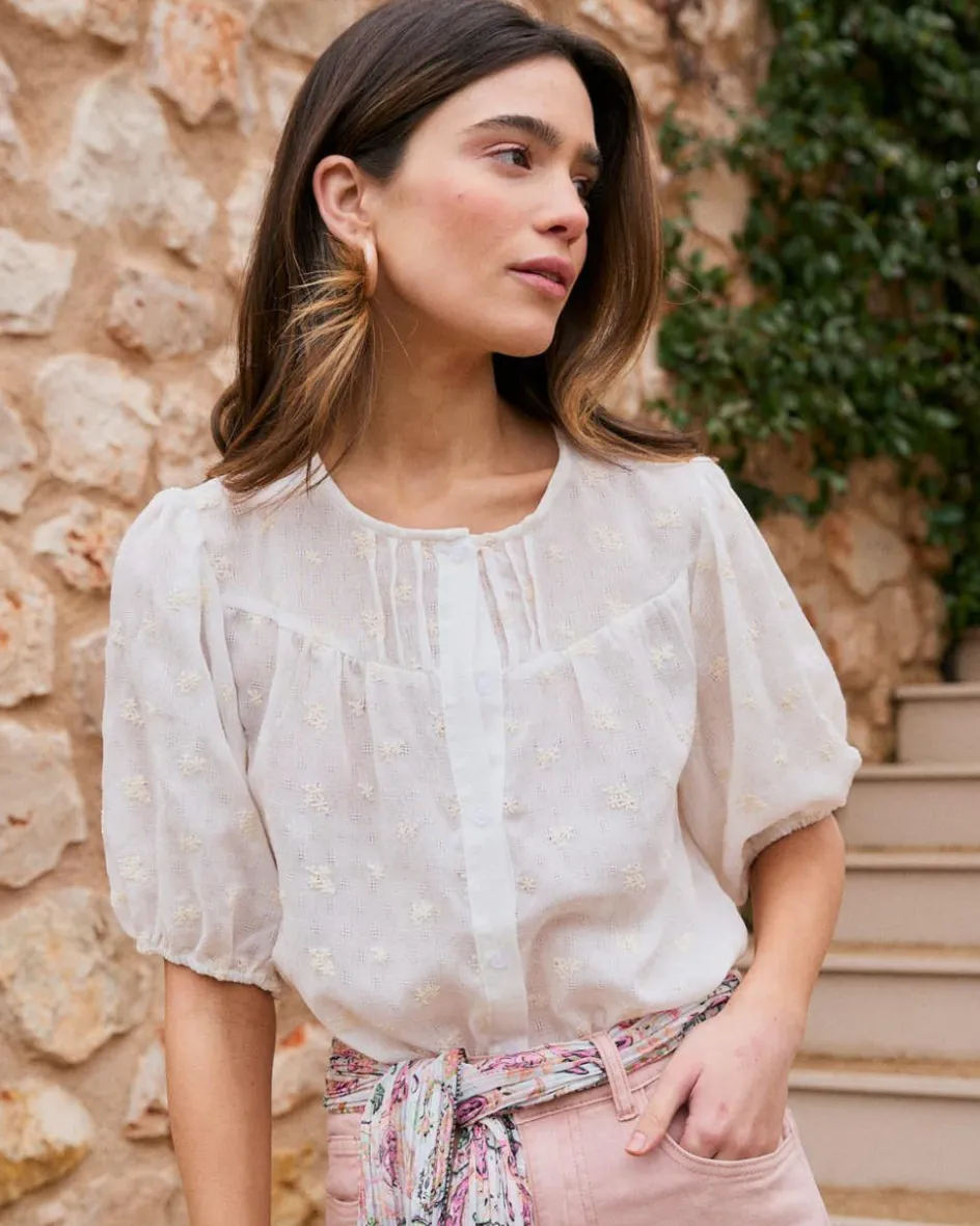 Chemise avec broderie Lua-Polin et moi New