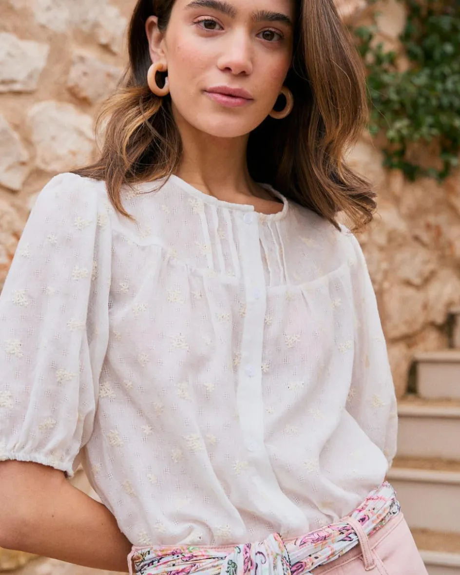 Chemise avec broderie Lua-Polin et moi New