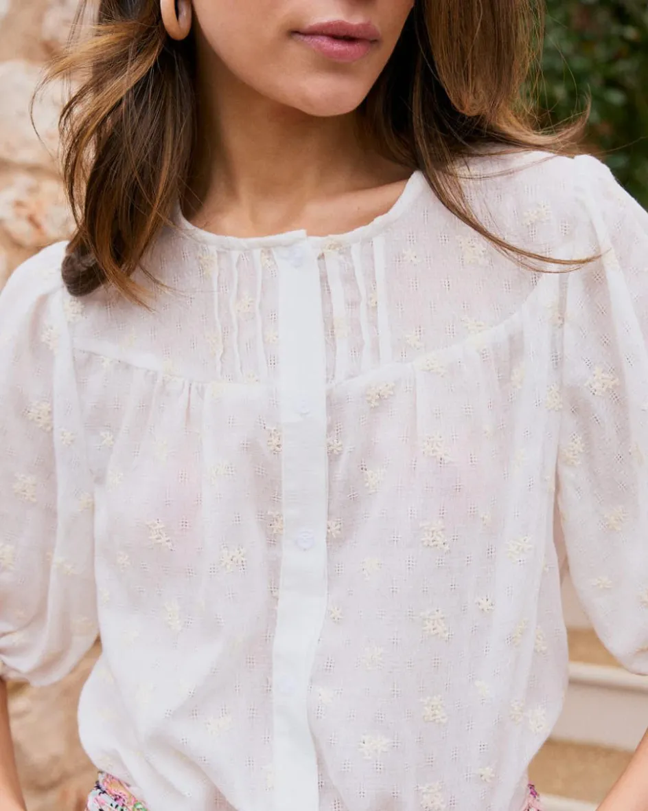 Chemise avec broderie Lua-Polin et moi New