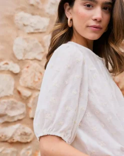 Chemise avec broderie Lua-Polin et moi New