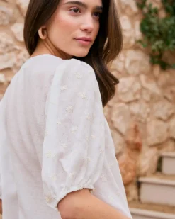 Chemise avec broderie Lua-Polin et moi New