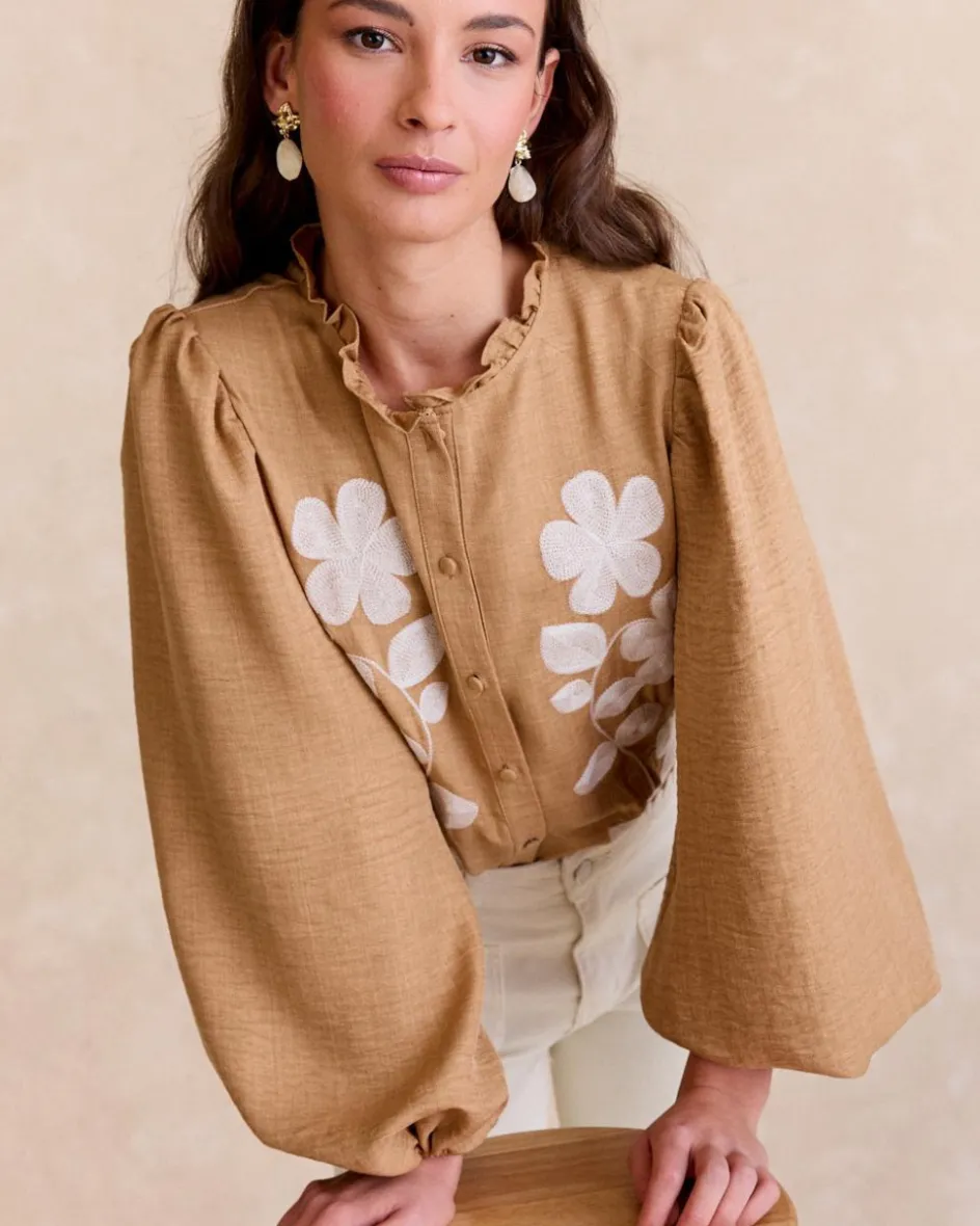 Chemise brodée Ciela-Polin et moi Online
