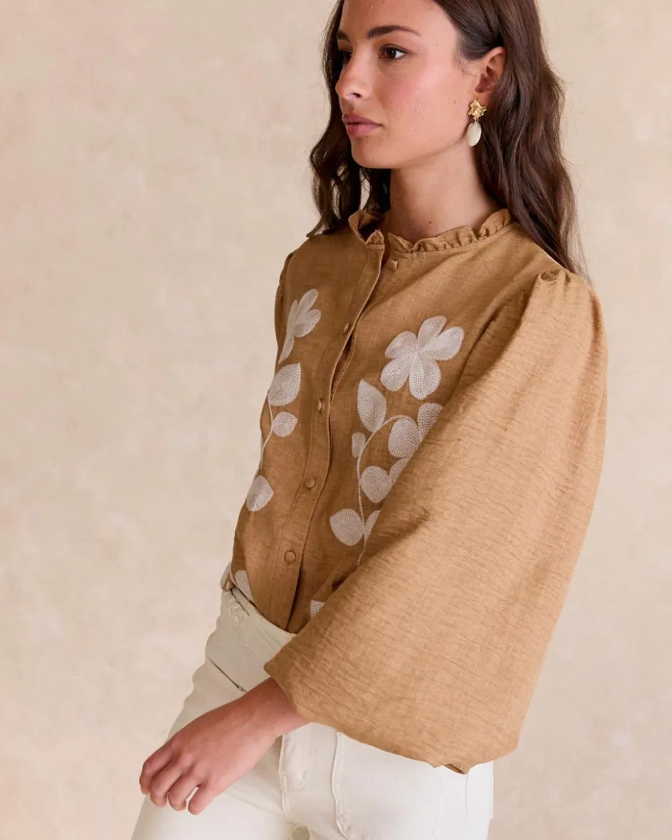 Chemise brodée Ciela-Polin et moi Online