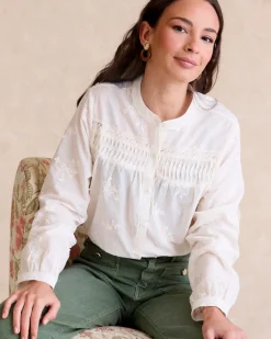 Chemise brodée Lidia-Polin et moi Clearance