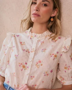 Chemise brodée Nati-Polin et moi Sale