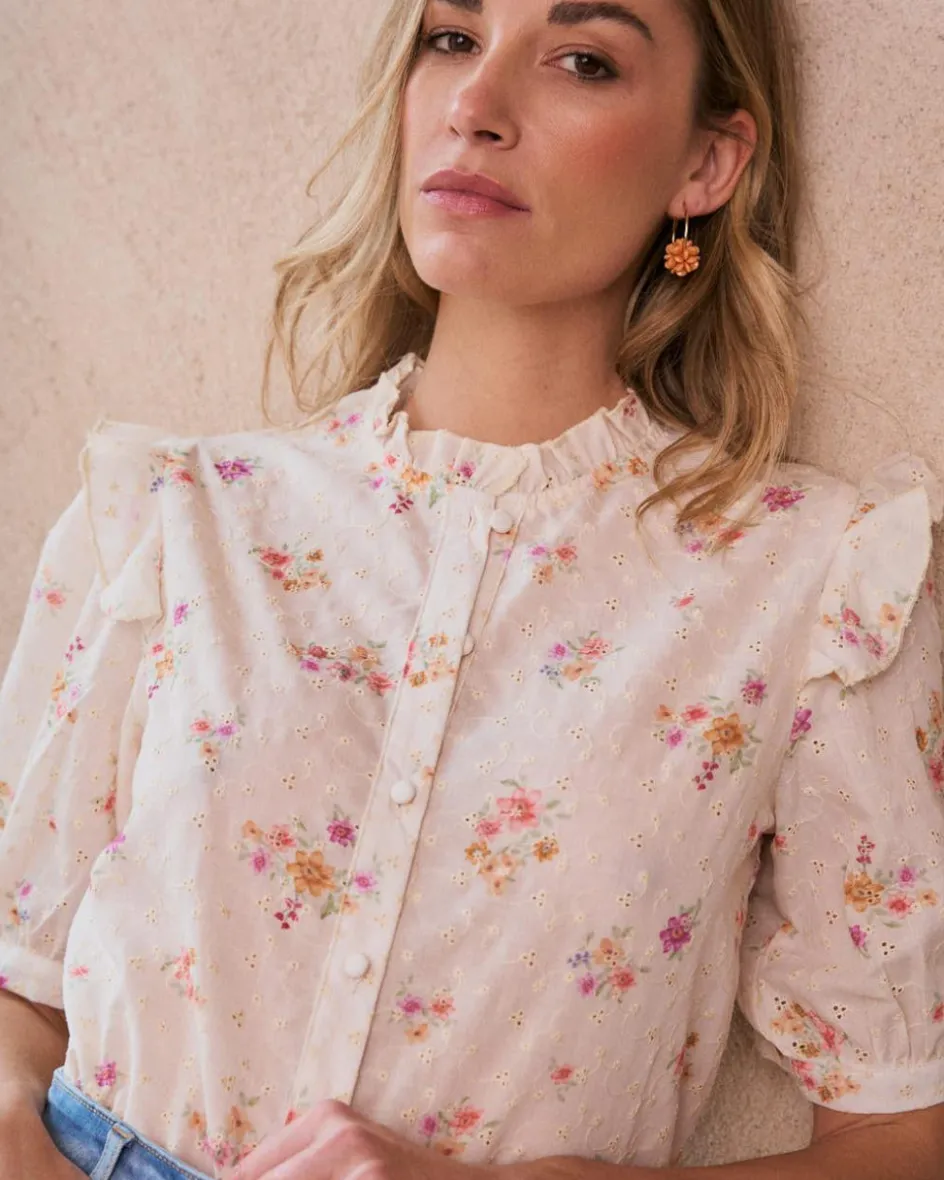 Chemise brodée Nati-Polin et moi Sale