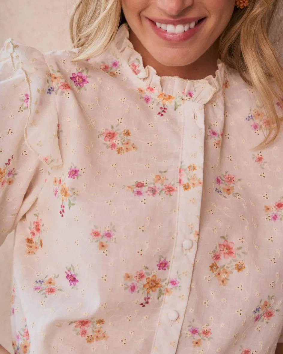 Chemise brodée Nati-Polin et moi Sale