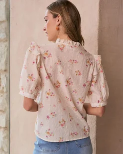 Chemise brodée Nati-Polin et moi Sale