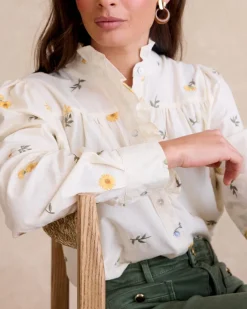 Chemise brodée Sabrina-Polin et moi Fashion