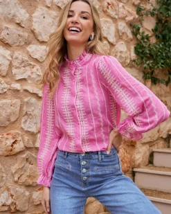 Chemise brodée Tibi-Polin et moi Hot