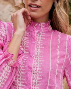 Chemise brodée Tibi-Polin et moi Hot